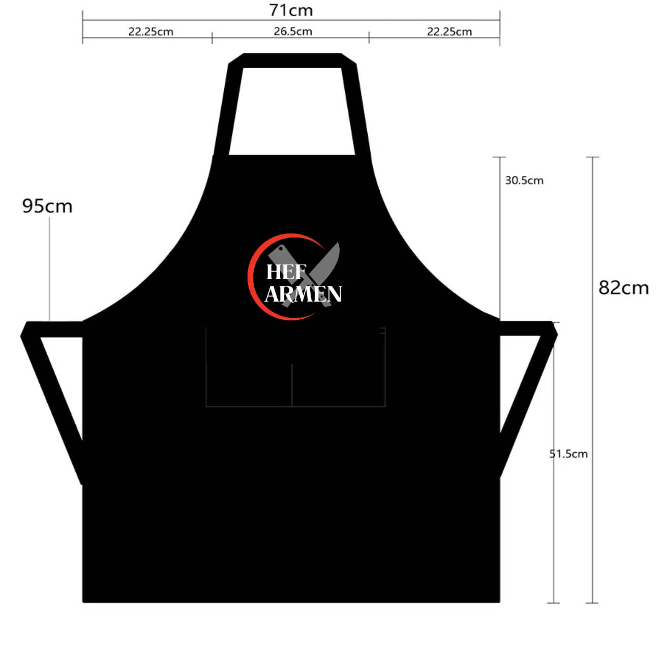 High Quality Branded Apron (BROWN)